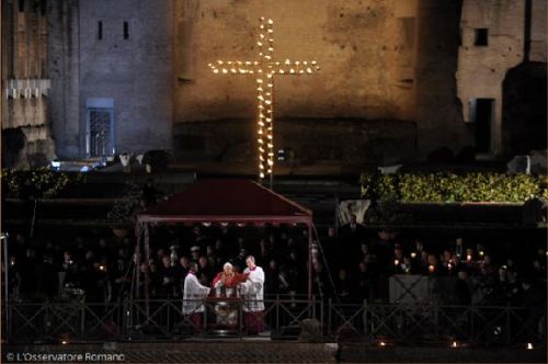 Via Crucis del Colieo Romano Semana Santa 2010