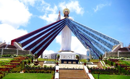 Divina Misericordia en la ciudad El Salvador en Mindanao Filipinas