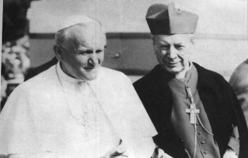 Papa Juan Pablo II y Cardenal Stefan Wyszynski