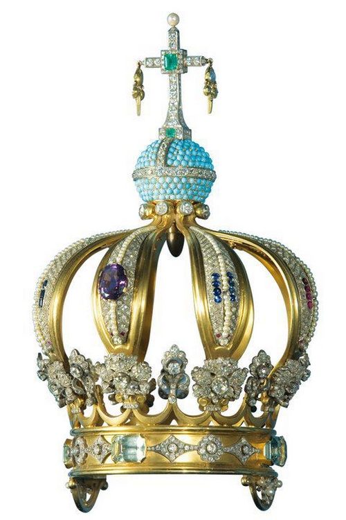Corona de la Virgen de Fátima con bala de JPII