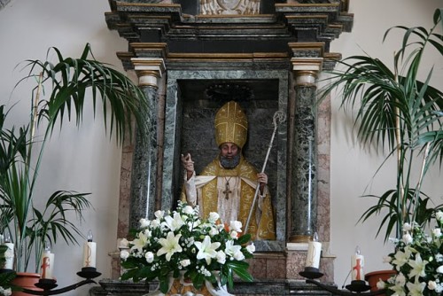 altar dedicado a san gregorio