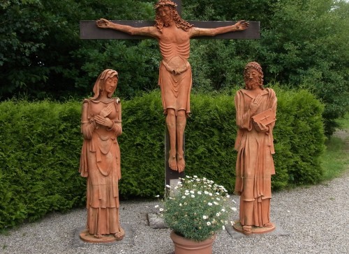 crucifixion en marienfried fondo