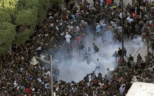 disturbios en tunez