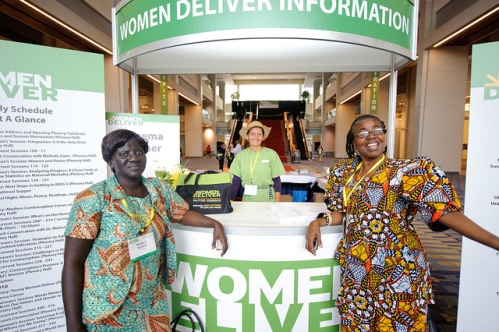 women deliver stand