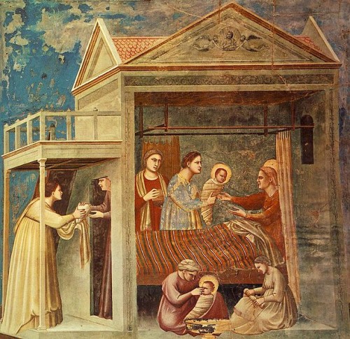 Giotto nacimiento virgen maria