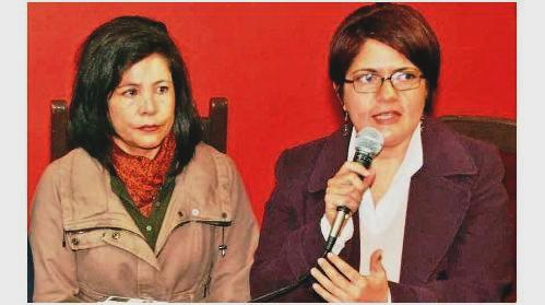 dos ministras bolivianas