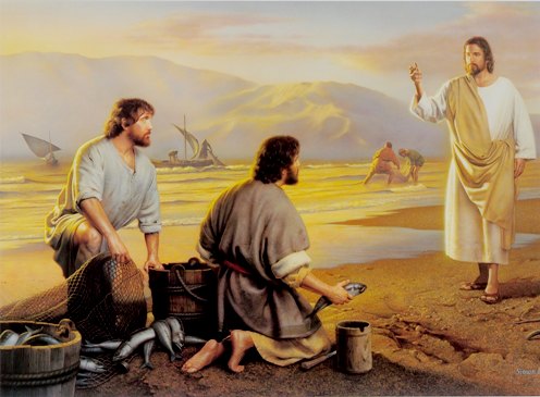 jesucristo reclutando a pedro