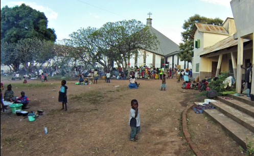 refugiados cristianos en parroquia centroafricana
