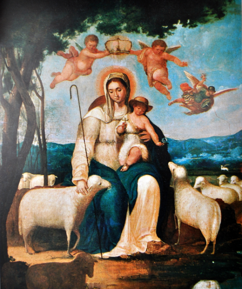 Primera imagen que se conoce de la Divina Pastora. Juan Lovera 1820