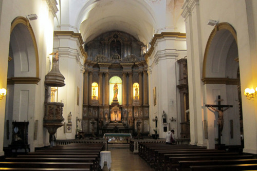 interior imagen de iglesia de san telmo