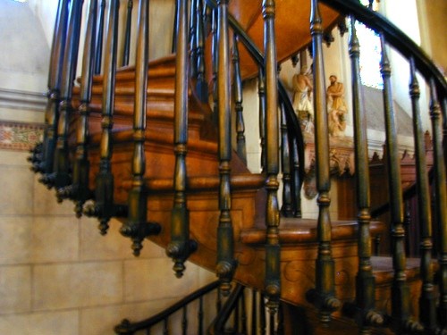 escalones de la escalera de loreto