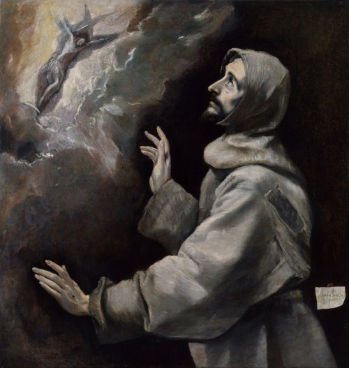 El Greco san francisco recibiendo los estigmas