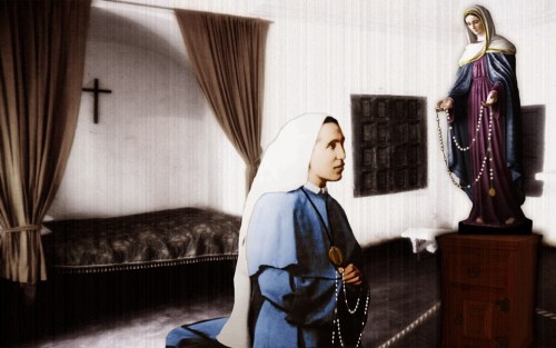 Irmã Amalia e Nossa Senhora das lágrimas