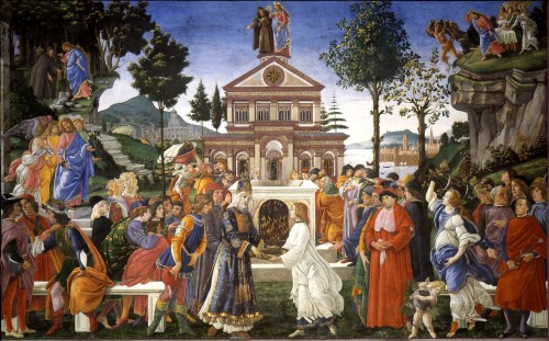 Tentaciones de Cristo Botticelli