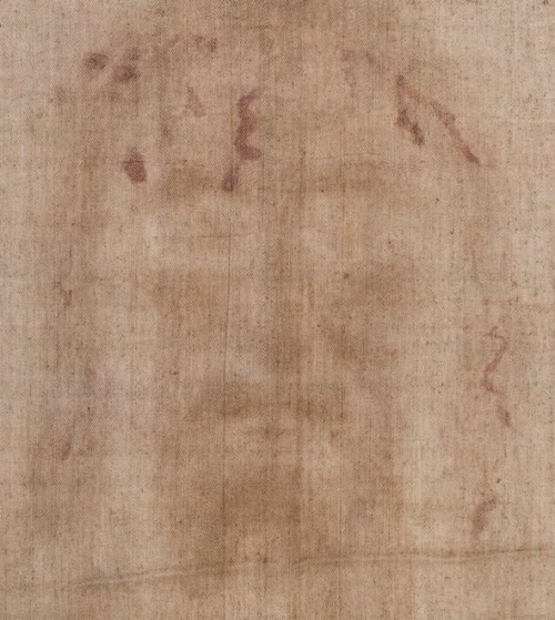 imagen de la cara de cristo en la sabana santa