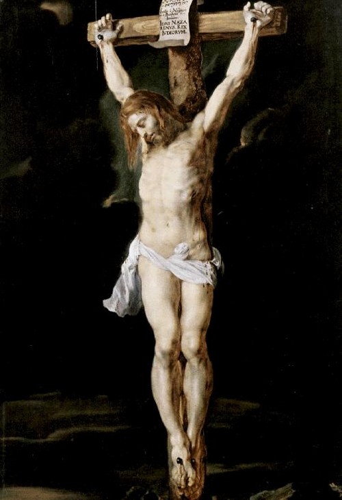 Cristo crucificado-Rubens