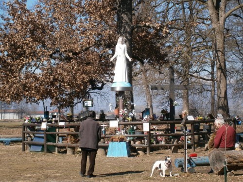 estatua de la inmaculada de stupinigi
