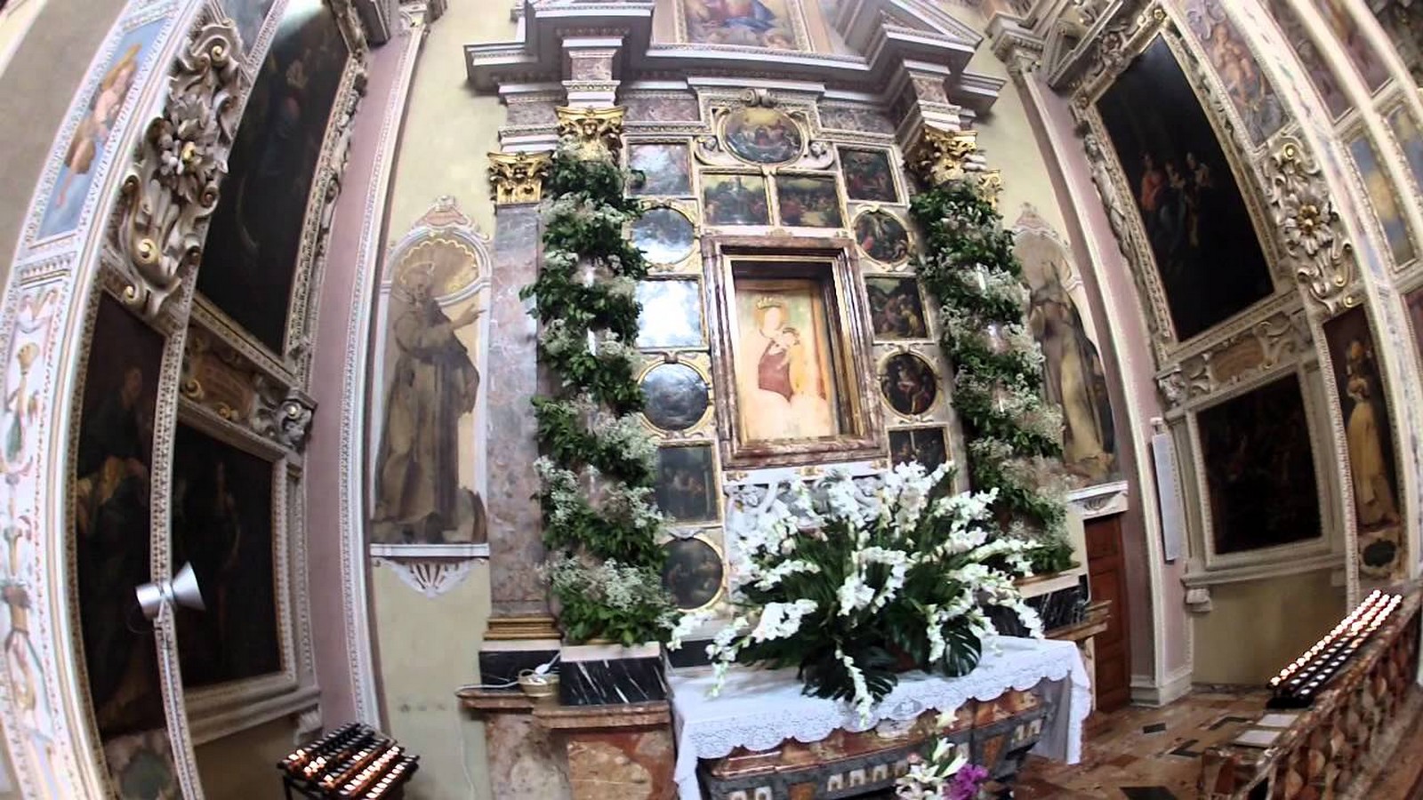 Santa María de los Milagros de Morbio Inferior, Aparece a 2 Niñas Endemoniadas, Suiza (29 jul)