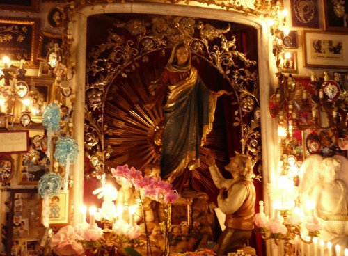 estatua de madonna Santuario Montallegro