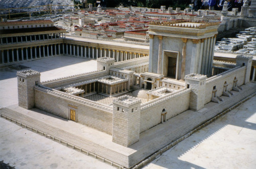 maqueta del templo de salomon