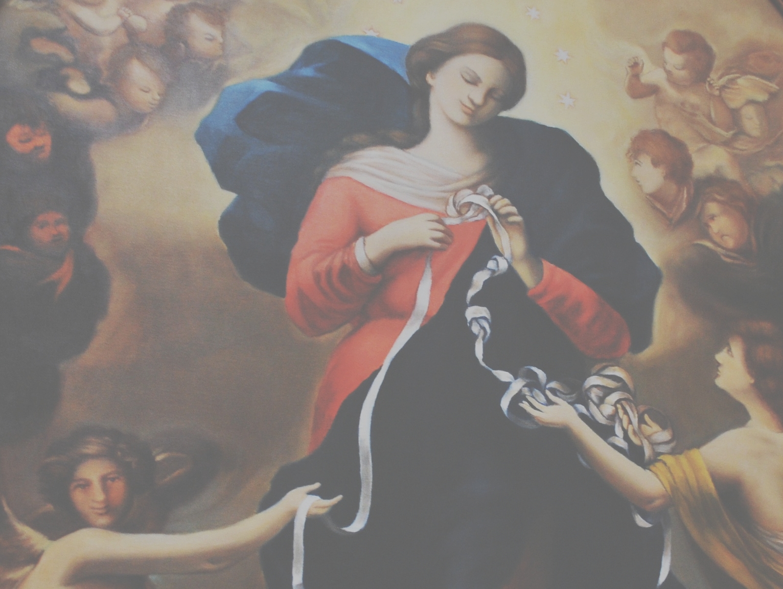Nuestra Señora que Desata los Nudos, devoción del papa Francisco, Alemania (8 dic, 28 sep)