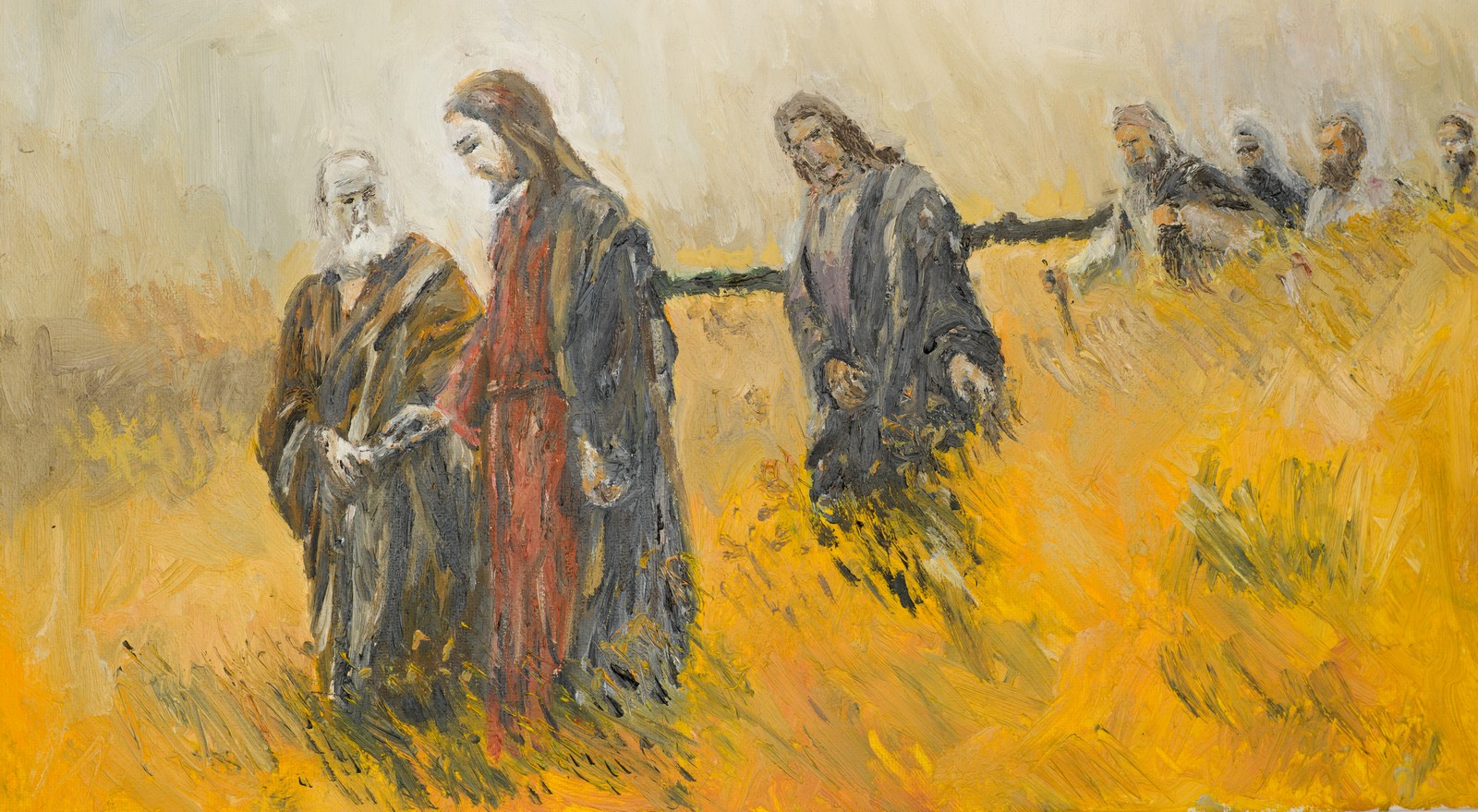 ¿Esta es una Foto de la Aparición de Cristo con sus Apóstoles o una Pintura?