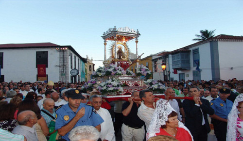 procesion virgen de guadaluoe islas canarias