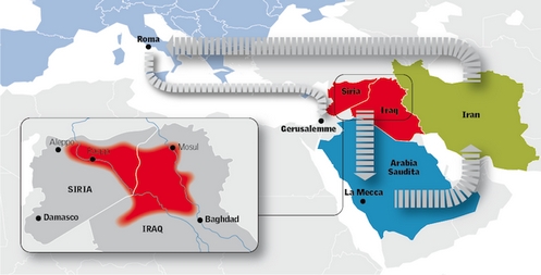 ruta de conquista del califato islamico