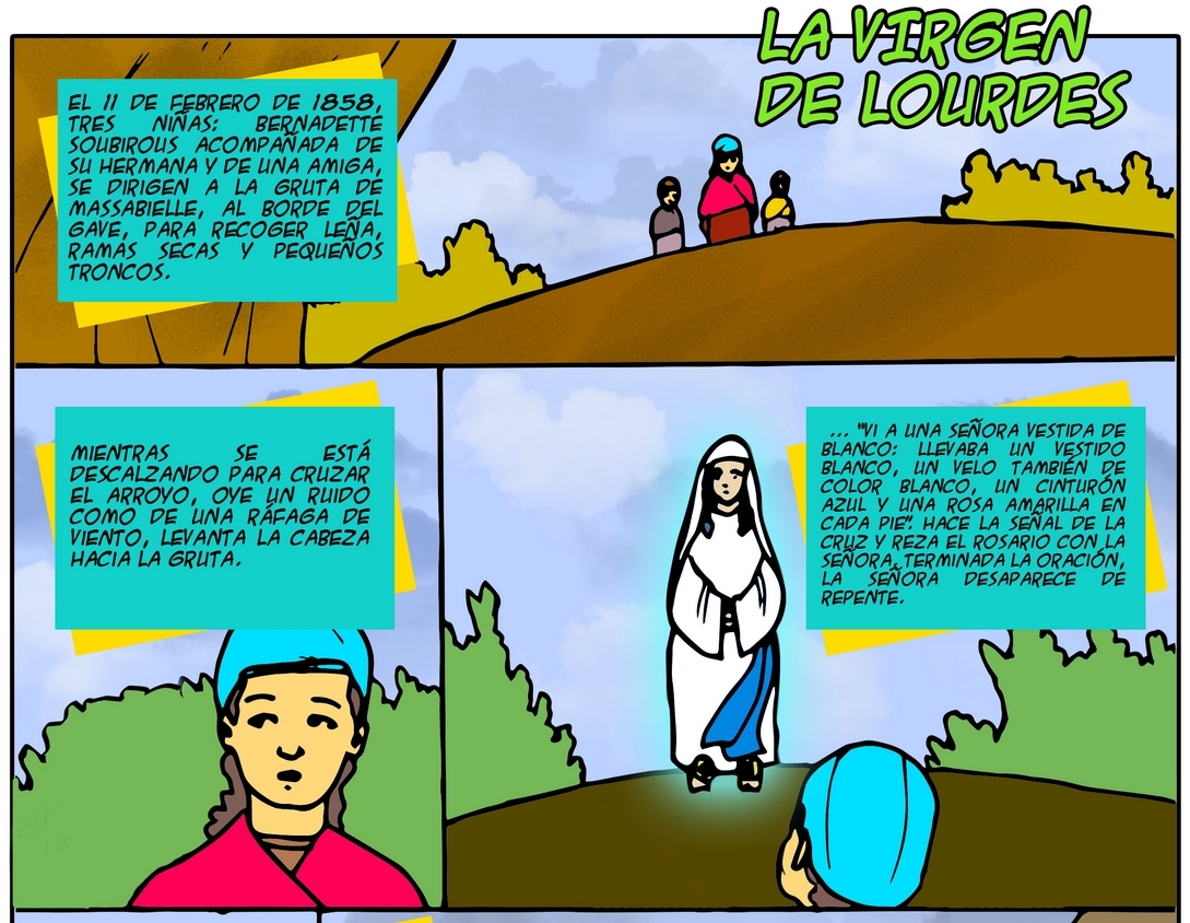 Lo que No Sabias de la Virgen de Lourdes Explicado en Imagenes