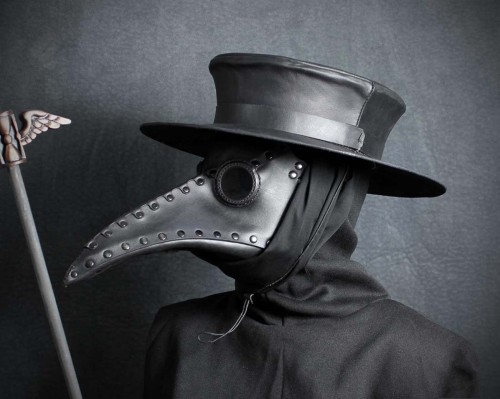 mascara de doctor de la peste negra