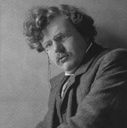G.K. Chesterton joven