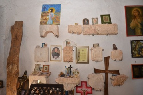 Ex votos de agradecimiento en la Iglesia de Santa Fosca de Istria