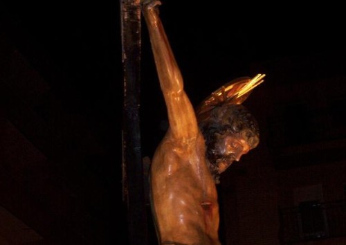 torso de cristo crucificado