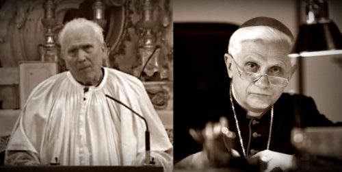 Padres Dollinger y Ratzinger
