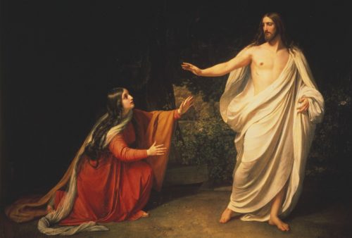 aparicion de jesus a maria magdalena alezandre ivanov noli fondo