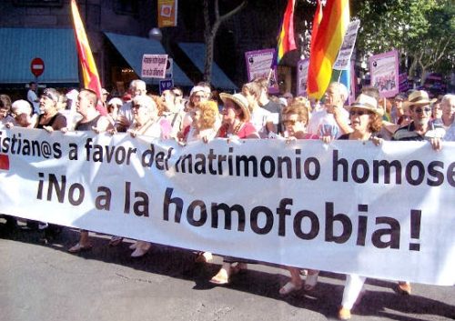 matrimonio homosexual homofobia manifestacion de cristianos