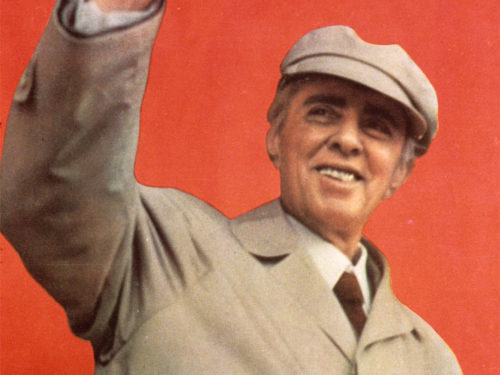 Enver Hoxha, dictador de Albania