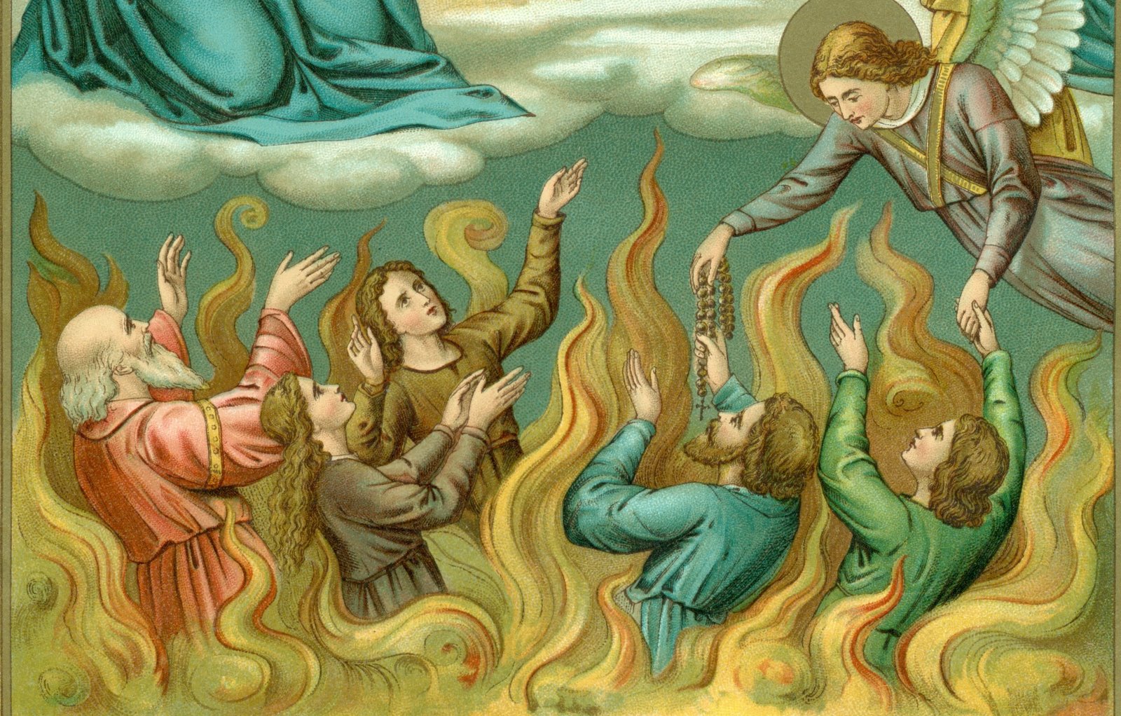 ¿Qué Funciones cumple el Arcángel Miguel en la Tierra, el Cielo y el Purgatorio?