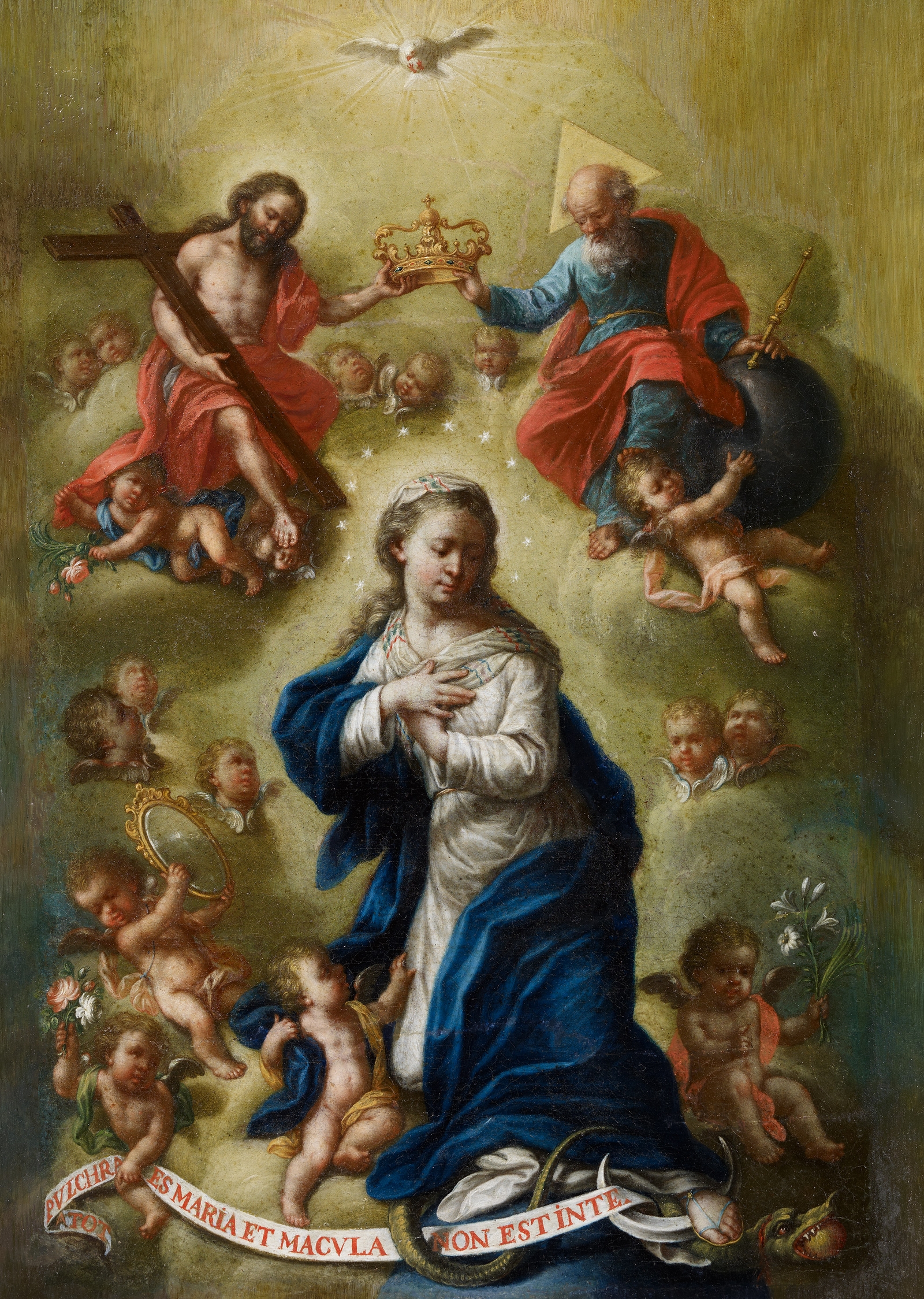 Coronación de la Virgen María: María Reina de todo lo 